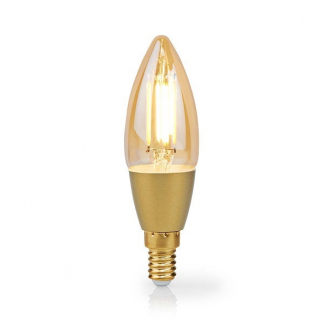 Nedis Slimme lamp E14 | Nedis SmartLife | Kaars (LED, 4.9W, 470lm, Warm wit, Dimbaar) WIFILRF10C37 K150101157 - 
