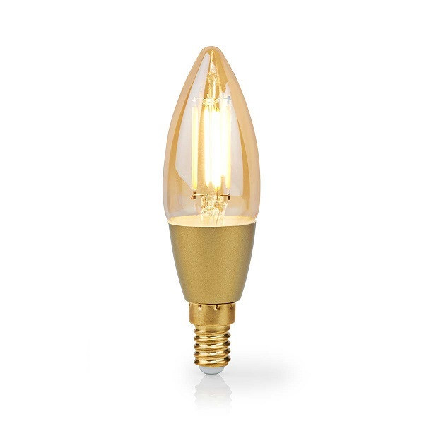 Nedis Slimme lamp E14 | Nedis SmartLife | Kaars (Led, 4.9W, 470lm, Warm wit, Dimbaar) WIFILRF10C37 K150101157 - 1