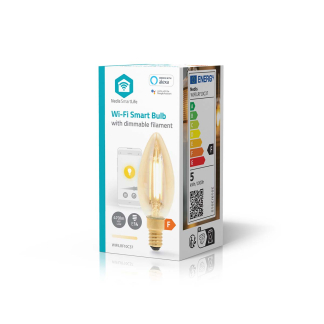 Nedis Slimme lamp E14 | Nedis SmartLife | Kaars (Led, 4.9W, 470lm, Warm wit, Dimbaar) WIFILRF10C37 K150101157 - 3