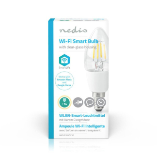 Nedis Slimme lamp E14 | Nedis SmartLife | Kaars (Led, 5W, 400lm, 2700K, Dimbaar) WIFILF10WTC37 K170202686 - 3