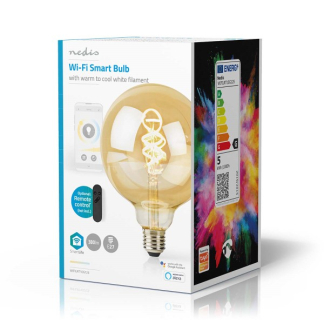 Nedis Slimme lamp E27 | Nedis SmartLife | Globe (Led, 4.9W, 360lm, 1800 - 6500K, Dimbaar) WIFILRT10G125 K170108165 - 3