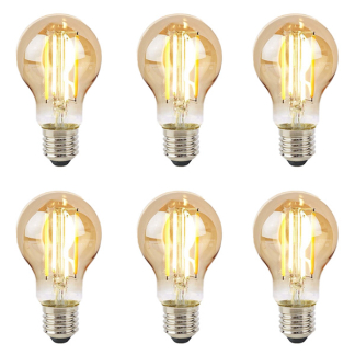 Slimme lamp E27 | Nedis SmartLife | Peer | 6 stuks (7W, 806lm, 1800-3000K, Dimbaar)