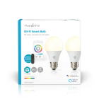 Nedis Slimme lamp E27 | Nedis SmartLife | Peer (2 stuks, LED, 9W, 806lm, RGB, Dimbaar) WIFILRC20E27 K150101155 - 4