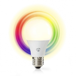 Nedis Slimme lamp E27 | Nedis SmartLife | Peer (LED, 9W, 806lm, RGB, Dimbaar) WIFILRC10E27 K150101153 - 