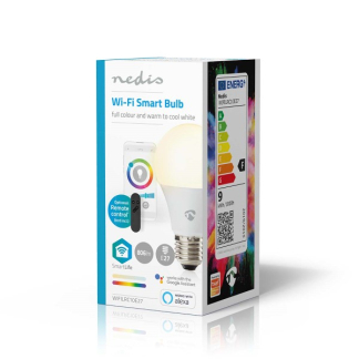 Nedis Slimme lamp E27 | Nedis SmartLife | Peer (Led, 9W, 806lm, RGB, Dimbaar) WIFILRC10E27 K150101153 - 4