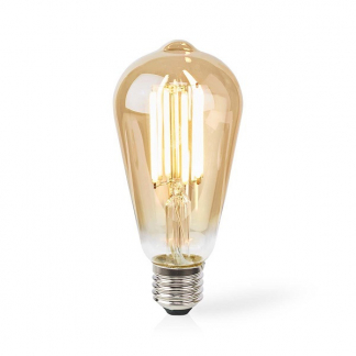 Nedis Slimme lamp E27 | Nedis SmartLife (LED, 7W, 806lm, Warm wit, Dimbaar) WIFILRF10ST64 K150101159 - 