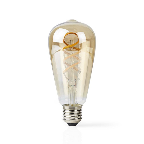 Nedis Slimme lamp E27 | Nedis SmartLife (Led, 7W, 806lm, Warm wit, Dimbaar) WIFILRF10ST64 K150101159 - 1