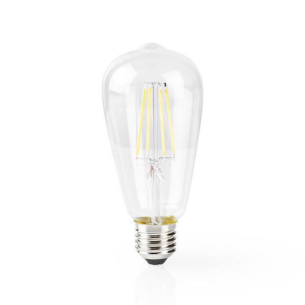 Nedis Slimme lamp E27 | Nedis Smartlife | Edison (Led, 5W, 500lm, 2700K, Dimbaar) WIFILF10WTST64 K170202718 - 1