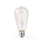Nedis Slimme lamp E27 | Nedis Smartlife | Edison (Led, 5W, 500lm, 2700K, Dimbaar) WIFILF10WTST64 K170202718 - 2
