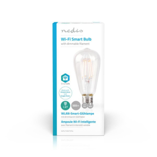 Nedis Slimme lamp E27 | Nedis Smartlife | Edison (Led, 5W, 500lm, 2700K, Dimbaar) WIFILF10WTST64 K170202718 - 3