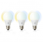 Nedis Slimme lamp E27 - Peer - Nedis Smartlife (LED, 9W, 800lm, 2700-6500K, Dimbaar, 3 stuks) WIFILW30WTE27 A170202661 Nedis Slimme lamp E27 - Peer - Nedis Smartlife (LED, 9W, 800lm, 2700-6500K, Dimbaar, 3 stuks) WIFILW30WTE27 A170202661
