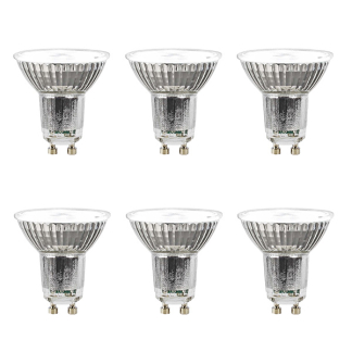 Slimme lamp GU10 | Nedis SmartLife | 6 stuks (4.9W, 345lm, RGBW, 1800-3000K , Dimbaar)