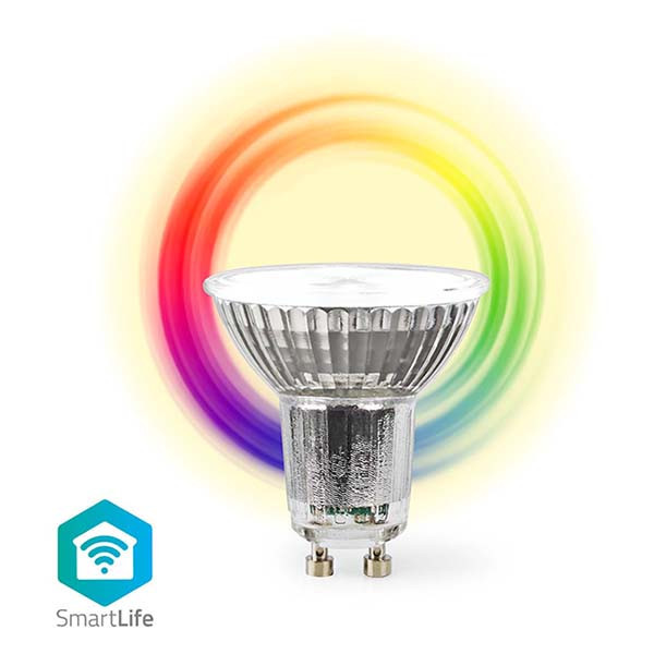 Nedis Slimme lamp GU10 | Nedis SmartLife | 6 stuks (4.9W, 345lm, RGBW, 1800-3000K , Dimbaar)  V150101154 - 2