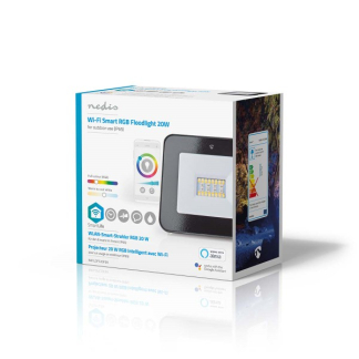 Nedis Slimme led bouwlamp | Nedis SmartLife (Wifi, 20W, 1600 lm, RGB) WIFILOFC20FBK K150101151 - 6