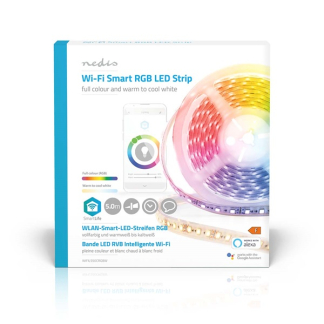Nedis Slimme led strip | Nedis SmartLife | 5 meter (RGBW, 15W, 650lm, Dimbaar) WIFILS50CRGBW K170406328 - 9