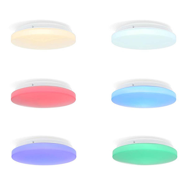 Nedis Slimme plafondlamp | Nedis SmartLife (Led, 18W, RGBW, 2700 – 6500K, 1820lm, Dimbaar, Ø26 cm) WIFILAC35WT K170203888 - 2