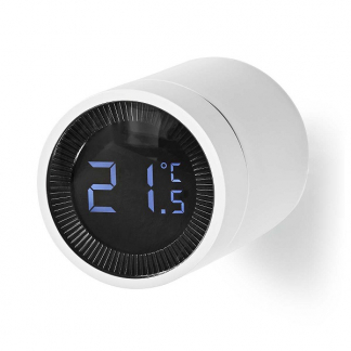 Nedis Slimme radiatorknop | Nedis SmartLife (Zigbee, Schema’s, Sensoren, led display) ZBHTR10WT K170203118