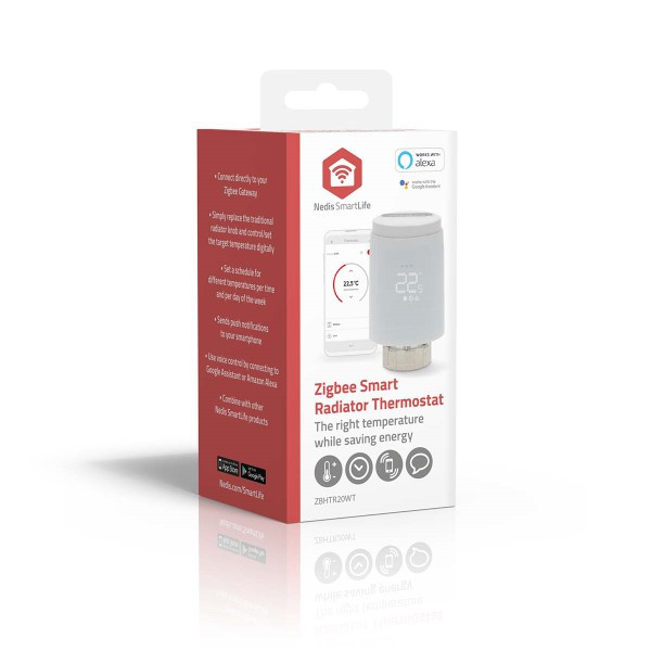 Nedis Slimme radiatorknop | Nedis Smartlife (2450 – 2480 MHz, Zigbee 3.0, led, Kinderslot) ZBHTR20WT K170203492 - 5