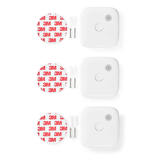 Nedis Slimme rookmelder | Nedis SmartLife | 3 stuks (10 jaar sensor, 2 jaar batterij, Wifi) WIFIDS21WT3 K170501459 - 5