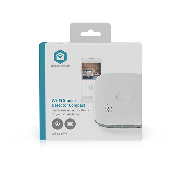 Nedis Slimme rookmelder | Nedis SmartLife (10 jaar sensor, 2 jaar batterij, App) WIFIDS21WT K170501458 - 6