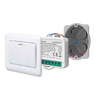 Nedis Slimme schakelaar | Nedis SmartLife | 4 stuks (Wifi, Verlichting, Inbouw, Max. 3680W)  V170202915 - 6
