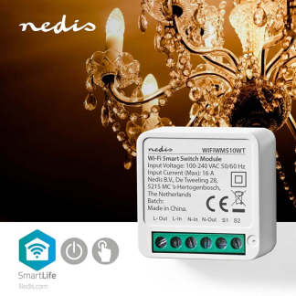 Nedis Slimme schakelaar | Nedis SmartLife (Wifi, Verlichting, Inbouw, Max. 3680W) WIFIWMS10WT K170202915 - 7