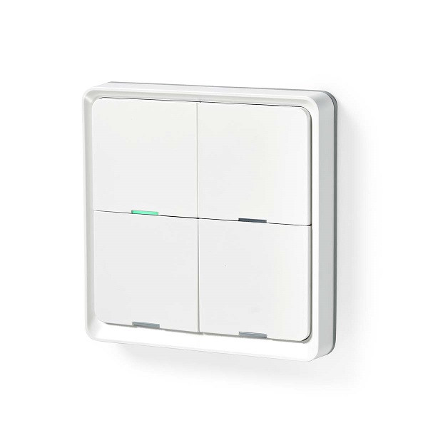 Nedis Slimme schakelaar | Nedis SmartLife (Zigbee, Verlichting, Opbouw, 4 schakelaars) ZBWS40WT K170203431 - 1