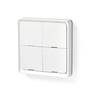 Nedis Slimme schakelaar | Nedis SmartLife (Zigbee, Verlichting, Opbouw, 4 schakelaars) ZBWS40WT K170203431 - 1