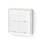 Nedis Slimme schakelaar | Nedis SmartLife (Zigbee, Verlichting, Opbouw, 4 schakelaars) ZBWS40WT K170203431 - 1