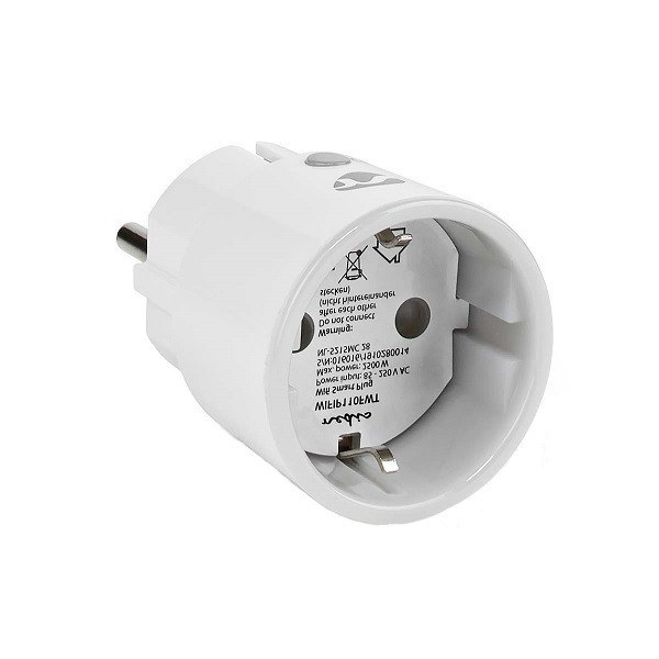 Nedis Slimme stekker | Nedis SmartLife (Wifi, Energiemeter, Randaarde, 10A) WIFIP110FWT A170202678 - 1
