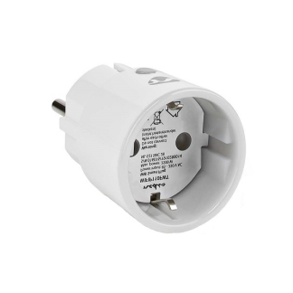 Nedis Slimme stekker | Nedis SmartLife (Wifi, Energiemeter, Randaarde, 10A) WIFIP110FWT A170202678 - 1