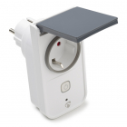 Slimme stekker | Nedis SmartLife (Wifi, Energiemeter, Randaarde, 16A, IP44)