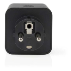 Nedis Slimme stekker | Nedis SmartLife (Wifi, Randaarde, 10A, Zwart) WIFIP121FBK K170113746 - 3