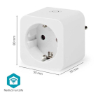 Nedis Slimme stekker | Nedis SmartLife (Wifi, Randaarde, 16A, Energiemeter) WIFIP121FWT K170108163 - 8
