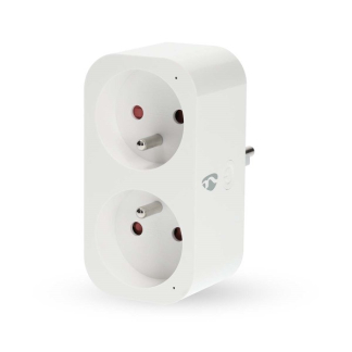 Nedis Slimme stekker | Nedis Smartlife (Tweeweg, Wifi, 16A, Penaarde, Energiemeter) WIFIP141EWT K170203132 - 1