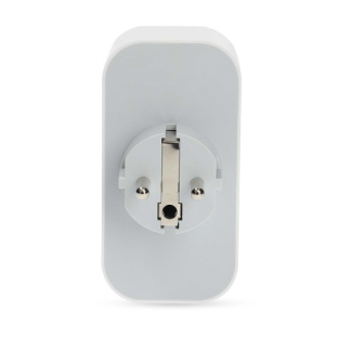 Nedis Slimme stekker | Nedis Smartlife (Tweeweg, Wifi, 16A, Penaarde, Energiemeter) WIFIP141EWT K170203132 - 3