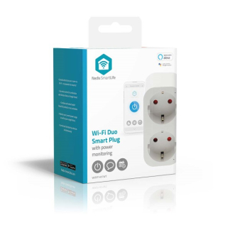 Nedis Slimme stekker | Nedis Smartlife  (Wifi, Randaarde, 16A, Timer, Energiemeter) WIFIP141FWT K170203128 - 4