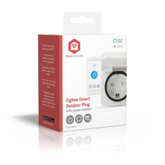 Nedis Slimme stekker voor buiten | Nedis Smartlife (16A, Zigbee 3.0, Randaarde, IP44, Timer, Energiemeter) ZBPO130FWT K170203131 - 4