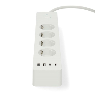 Nedis Slimme stekkerdoos | Nedis Smartlife | 4-voudig (2x USB A, 2x USB C, Wifi, Timer) WIFIP313FWT K170203135 - 2