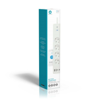 Nedis Slimme stekkerdoos | Nedis Smartlife | 4-voudig (2x USB A, 2x USB C, Wifi, Timer) WIFIP313FWT K170203135 - 4