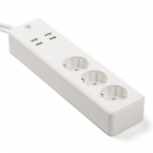 Nedis Slimme stekkerdoos - 3-voudig - Nedis SmartLife (Wifi, 4 x USB, 10A) WIFIP310FWT K170202676 Nedis Slimme stekkerdoos - 3-voudig - Nedis SmartLife (Wifi, 4 x USB, 10A) WIFIP310FWT K170202676