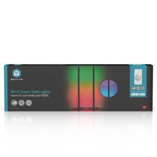 Nedis Slimme tafellamp | Nedis SmartLife (600lm, Dimbaar, Wit/RGB) WIFILD10RGBW K170203874 - 