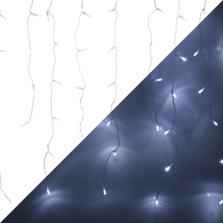 Nedis SmartLife ijspegelverlichting | 8 meter  (240 leds, Wifi, Timer, Koel wit, Binnen/Buiten) WIFILXC03W250 K151200106 - 1
