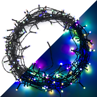 Nedis Smart kerstverlichting | Nedis SmartLife | 23 meter  (168 leds, Wifi, Timer, RGB, Binnen/Buiten) WIFILX01C168 B151200105 - 1