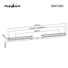 Nedis Soundbar beugel | Nedis | Max. 10 kg (Geschikt voor Sonos® Arc™, Staal, Zwart) SBMT56BK K101501152 - 6