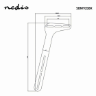 Nedis Soundbar beugel | Nedis | Max. 15 kg (Universeel, Met tv bevestiging, Staal, Zwart) SBMT05BK K101501156 - 4