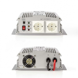Nedis Spanningsomvormer | Nedis | 1000W (12V naar 230V, Dubbel stopcontact) PIMS1000W12 N170402115 - 1