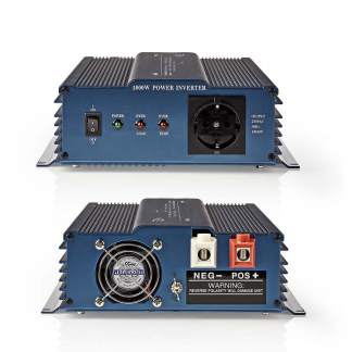 Nedis Spanningsomvormer | Nedis | 1000W (12V naar 230V, Zuiver) PIPS100012 N170402104 - 1
