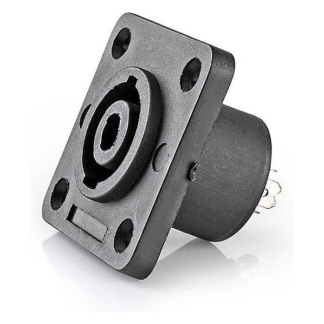 Nedis Speaker chassis | Nedis (Vrouwelijk, Soldeer, 4-pin, Vierkant) CAVC16902BK N060203048 - 3