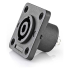 Nedis Speaker chassis | Nedis (Vrouwelijk, Soldeer, 4-pin, Vierkant) CAVC16902BK N060203048 - 3